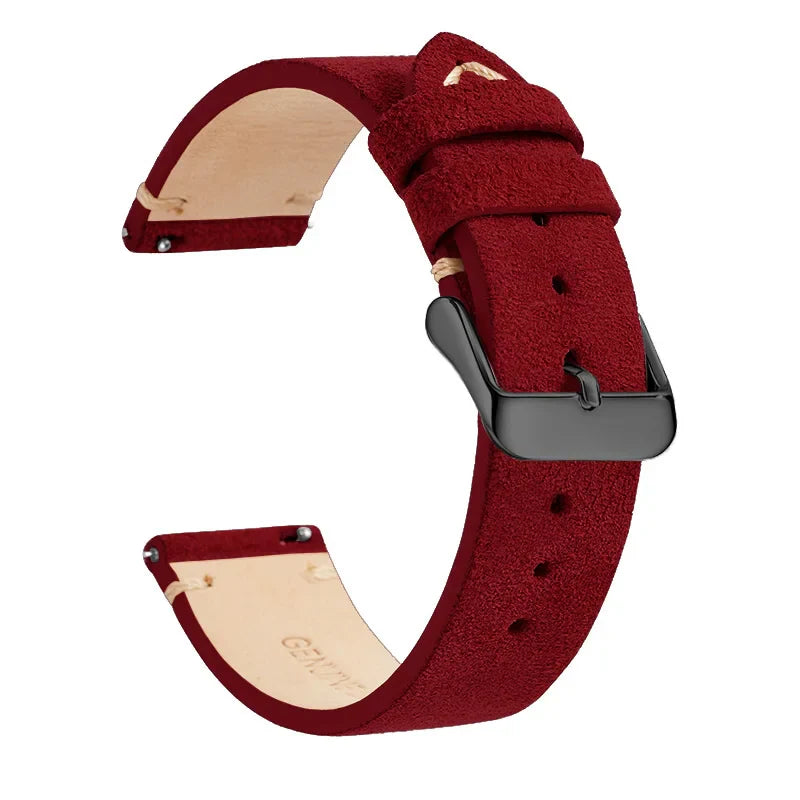 Polar Leather Watch Band Quick Release Genuine Cowhide Unisex BandsCo Straps