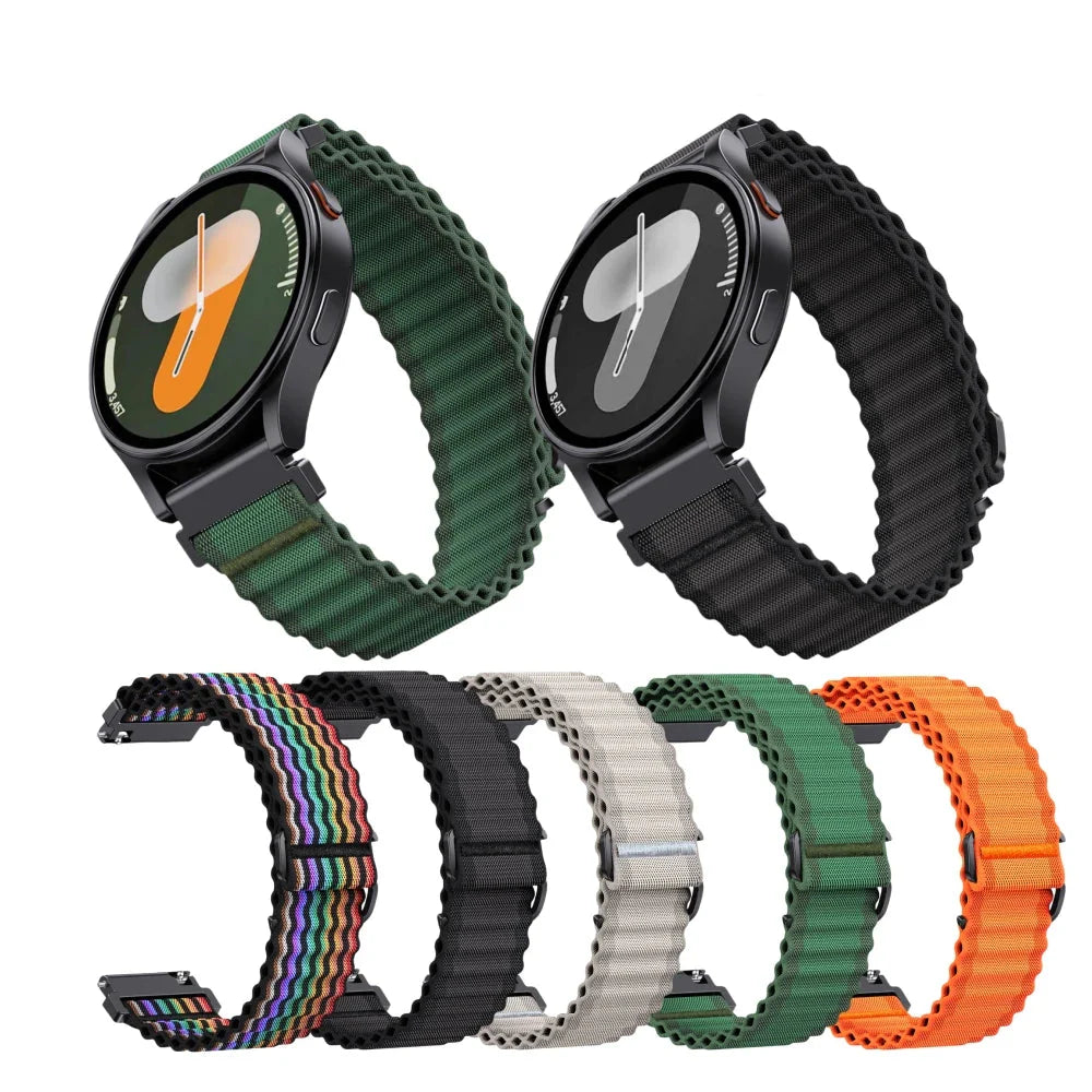 Amazfit Nylon Watch Band Ocean Color Durable Nylon Strap for Smartwatch BandsCo Straps