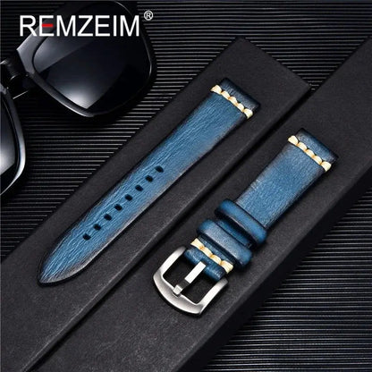 Samsung Galaxy Watch Leather Band - Premium Classic Style BandsCo Straps