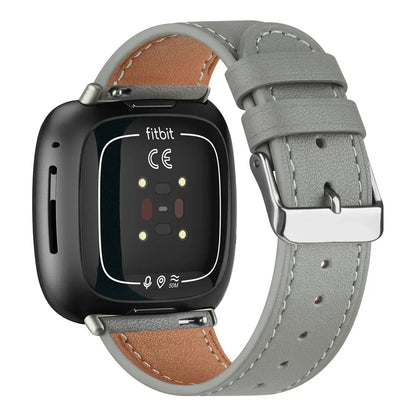 Fitbit Versa & Sense Leather Band - Premium Classic Design BandsCo Straps