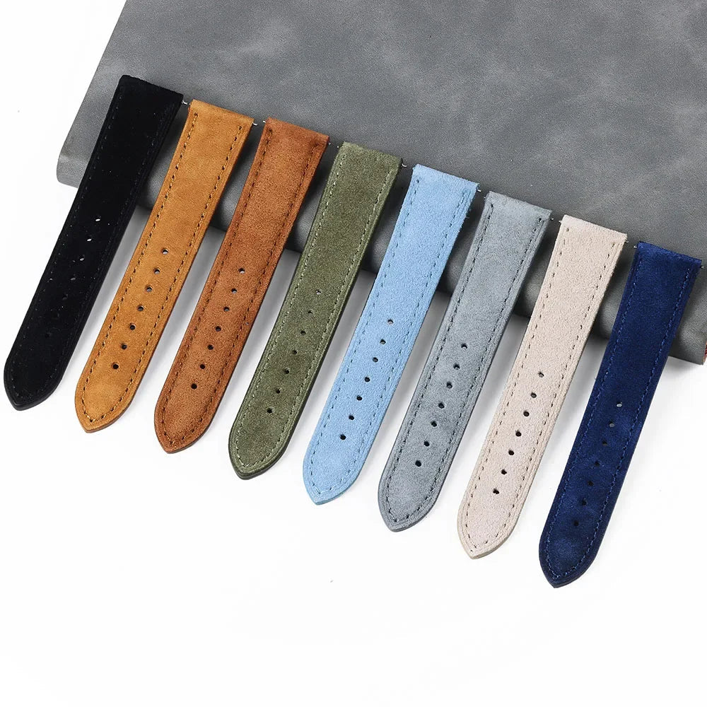 COROS Suede Leather Watch Band for COROS Smartwatch Unisex Comfort Strap BandsCo Straps