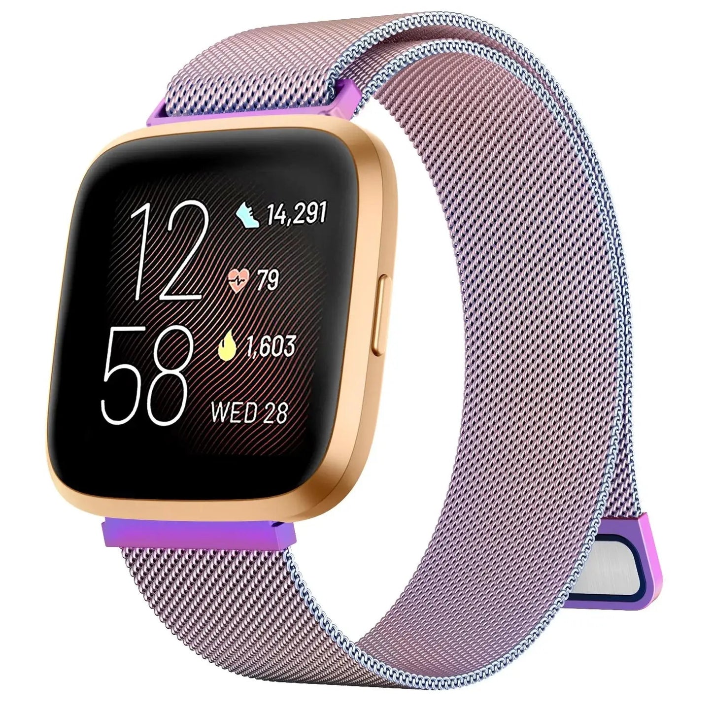 Fitbit Versa & Sense Metal Band - Premium Steel Strap BandsCo Straps
