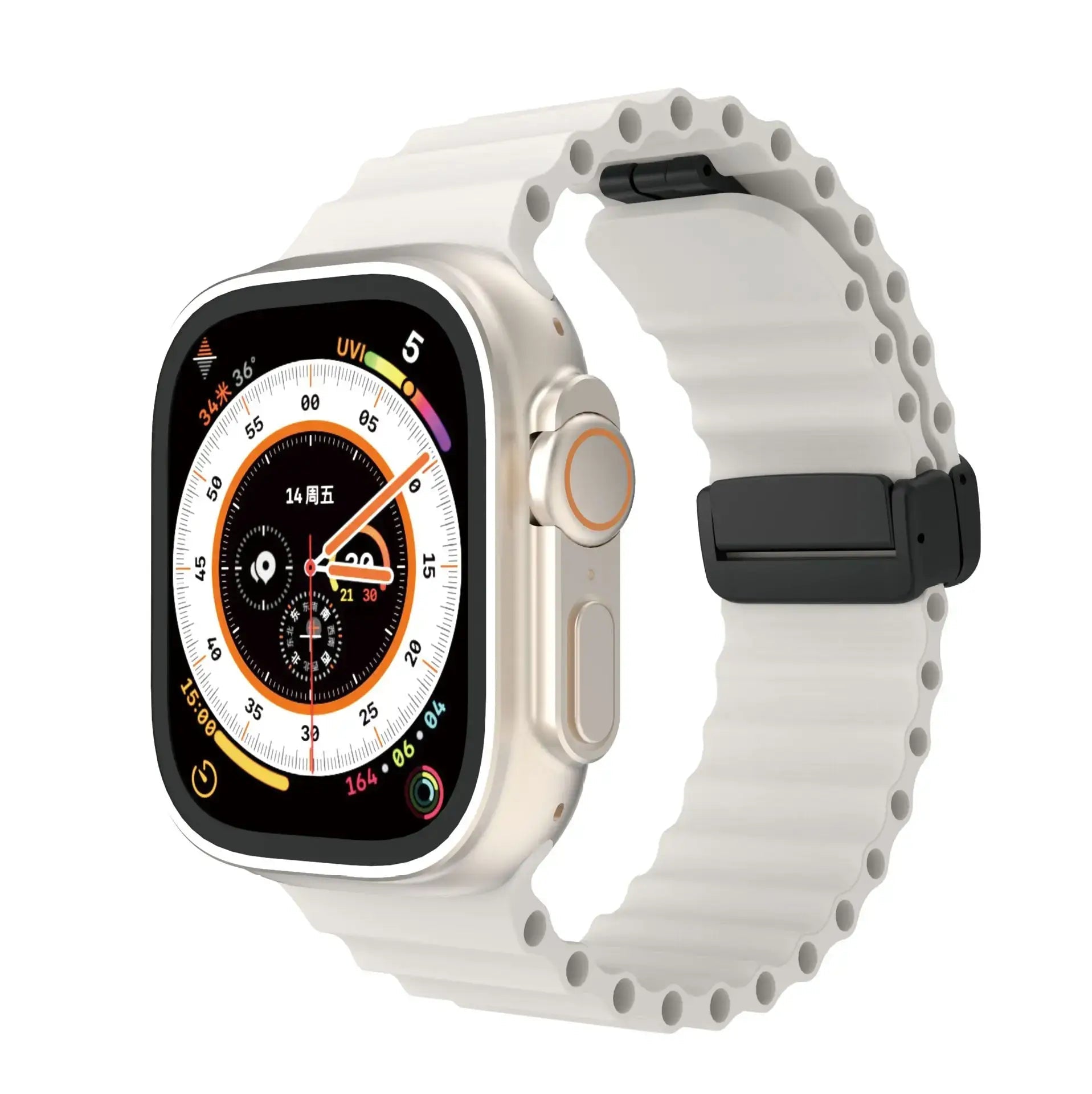 Apple Watch Silicone Strap - Soft Flexible Magnetic Design BandsCo Straps