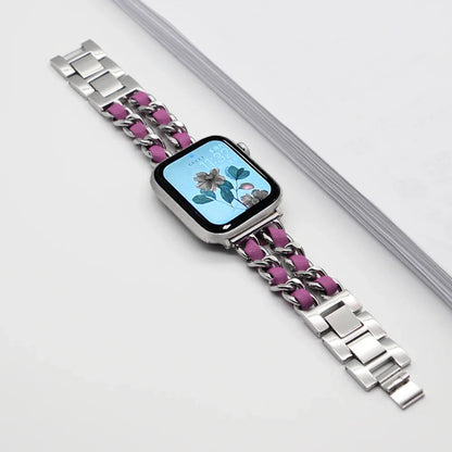 Apple Watch Stainless Steel Strap - Luxury Chain Design BandsCo Straps