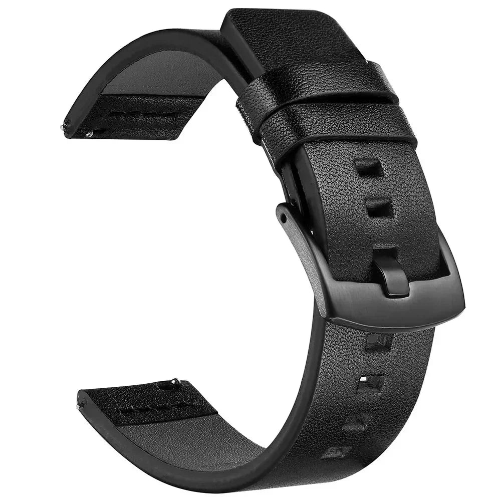 COROS Leather Quick Release Watch Band for Smartwatch Premium Strap BandsCo Straps
