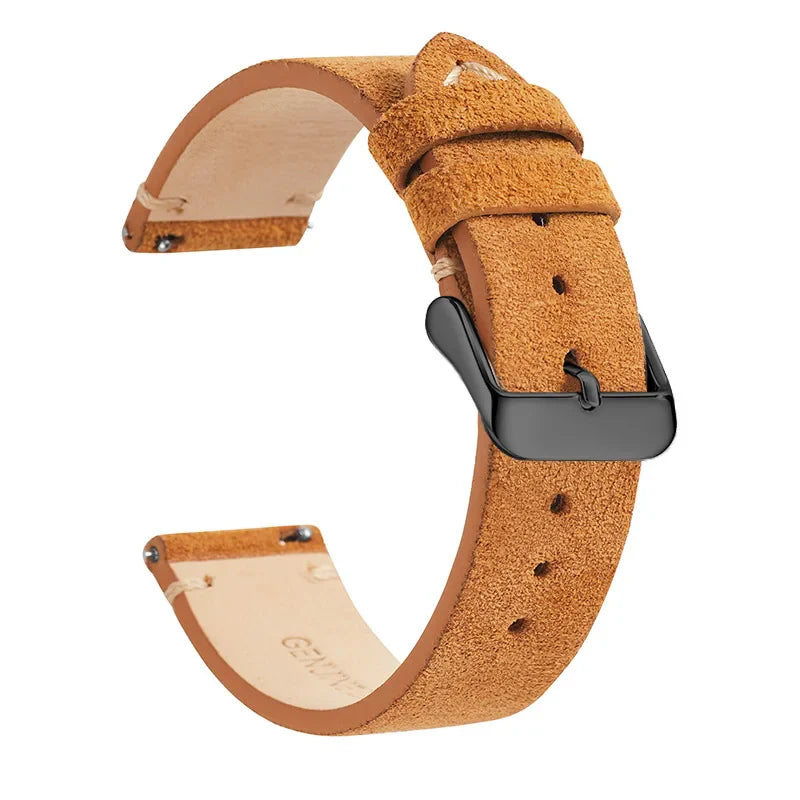 Polar Leather Watch Band Quick Release Genuine Cowhide Unisex BandsCo Straps