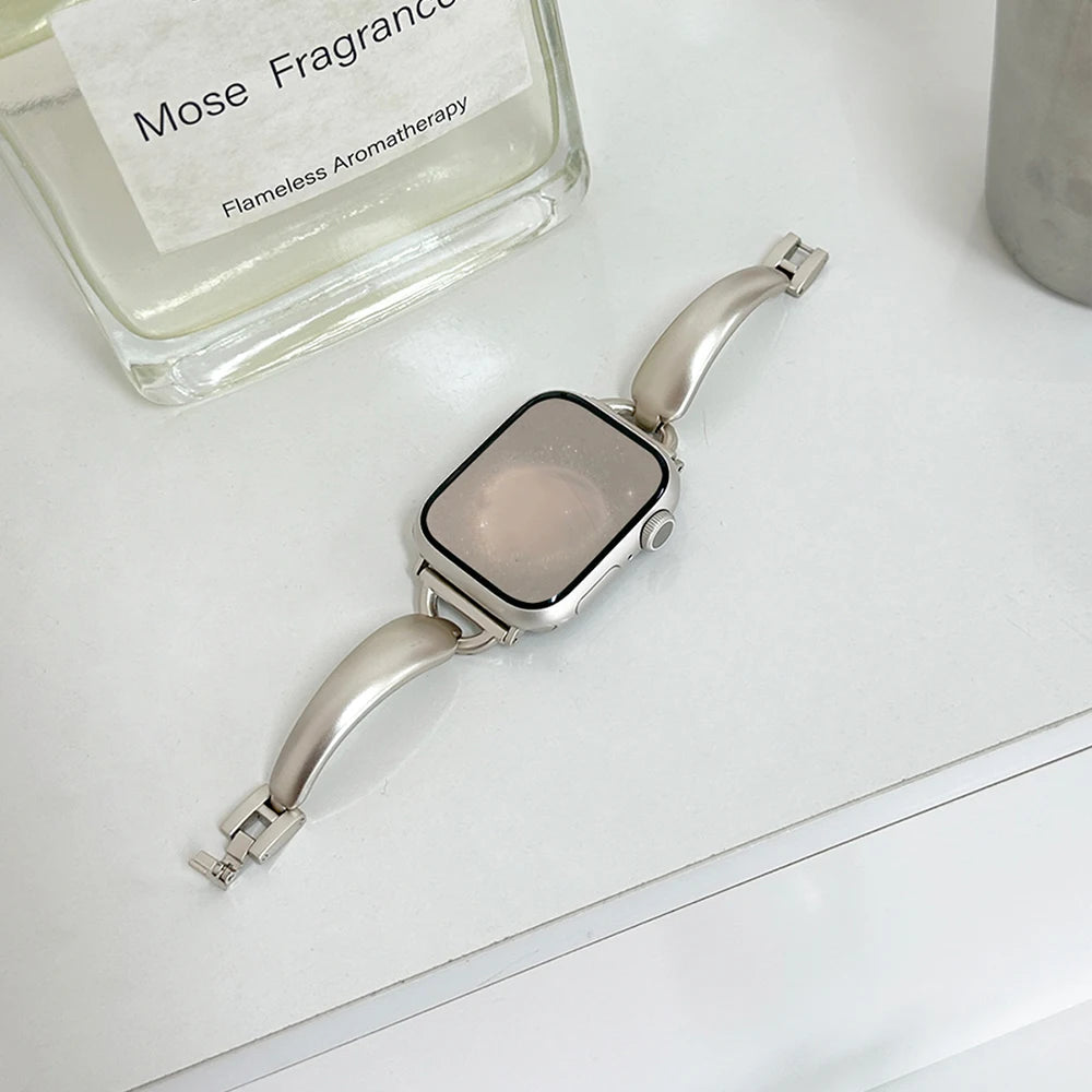 Polished Bangle Cuff Strap for Apple Watch Wristwatchstraps.co