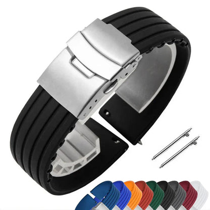 Polar Watch Band Replacement Strap With Deployment Buckle Stainless Steel BandsCo Straps