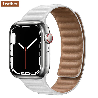 Apple Watch Leather Band - Premium Magnetic Loop Strap BandsCo Straps