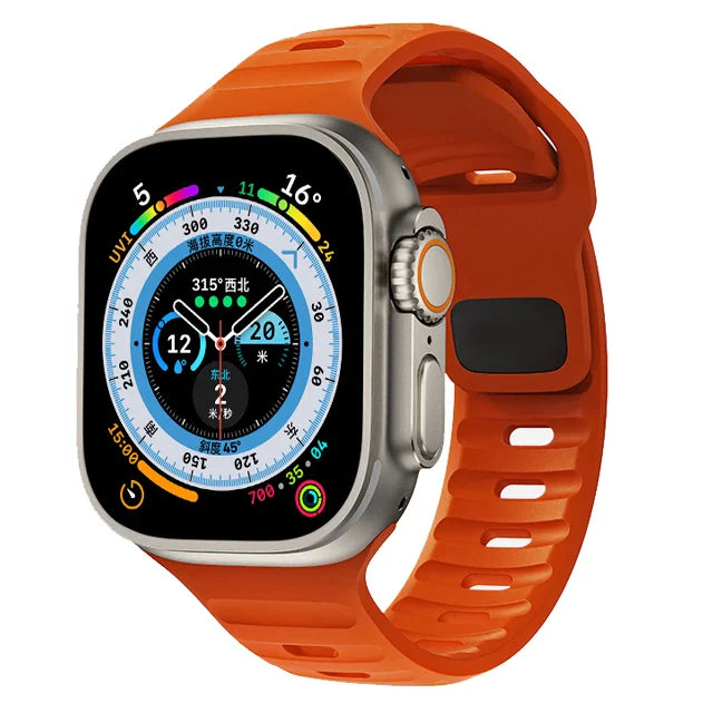 Apple Watch Silicone Strap - Waterproof, Sporty, Flexible BandsCo Straps