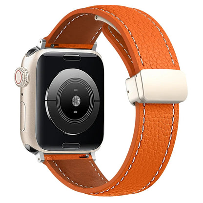Apple Watch Leather Band - Premium Stylish Strap with Buckle BandsCo Straps