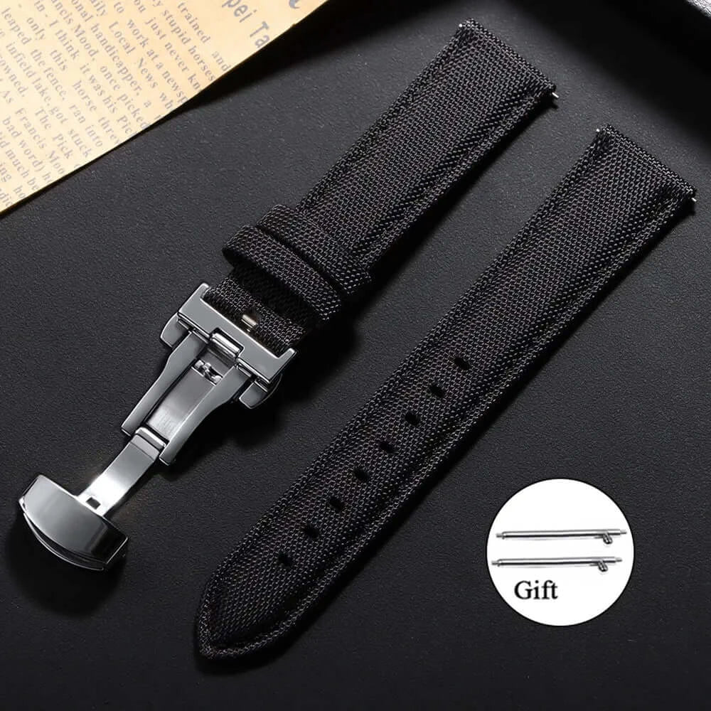 Amazfit Sailcloth Watch Band Nylon Strap Quick Release Waterproof BandsCo Straps