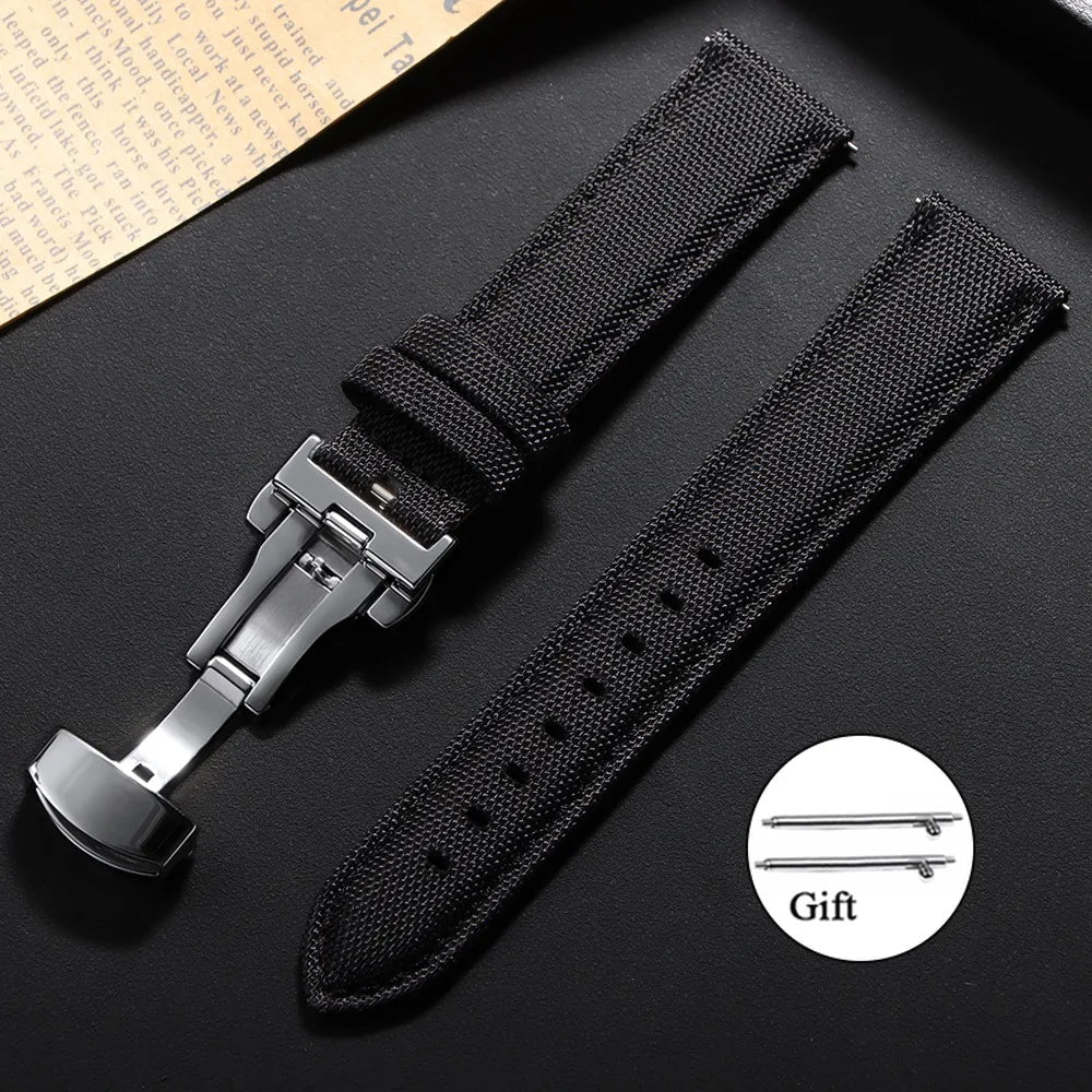 OnePlus Smartwatch Bands Quick Release Sailcloth Nylon Watch Straps BandsCo Straps