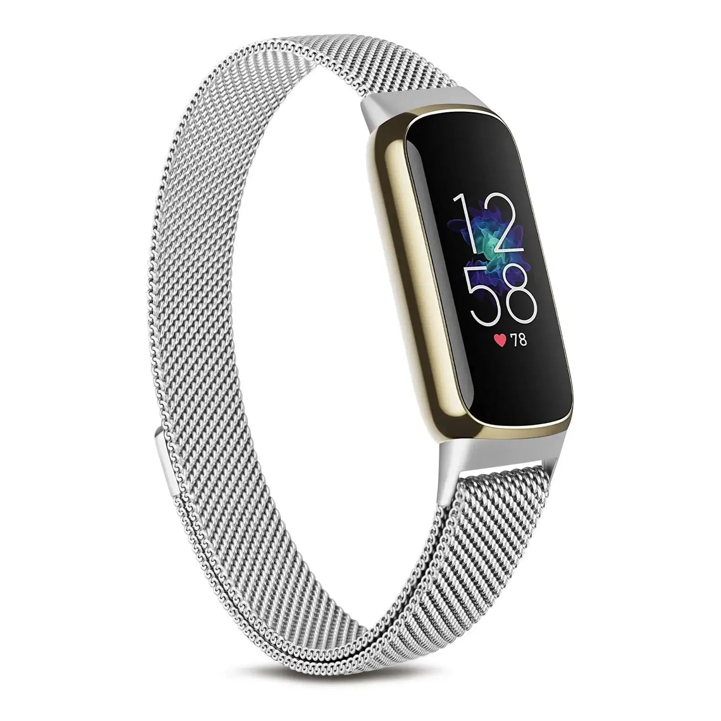 Fitbit Luxe Steel Magnetic Band - Elegant Mesh Design BandsCo Straps