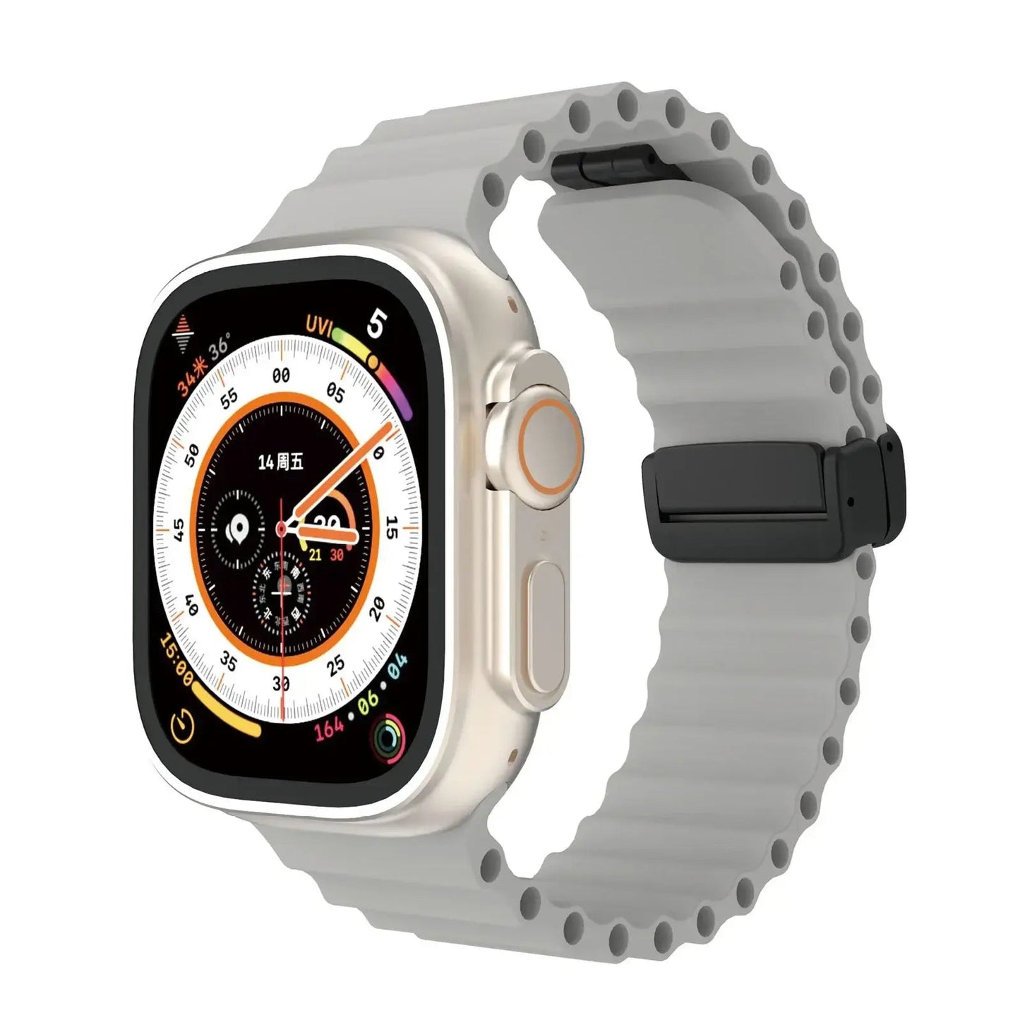 Apple Watch Silicone Strap - Soft Flexible Magnetic Design BandsCo Straps