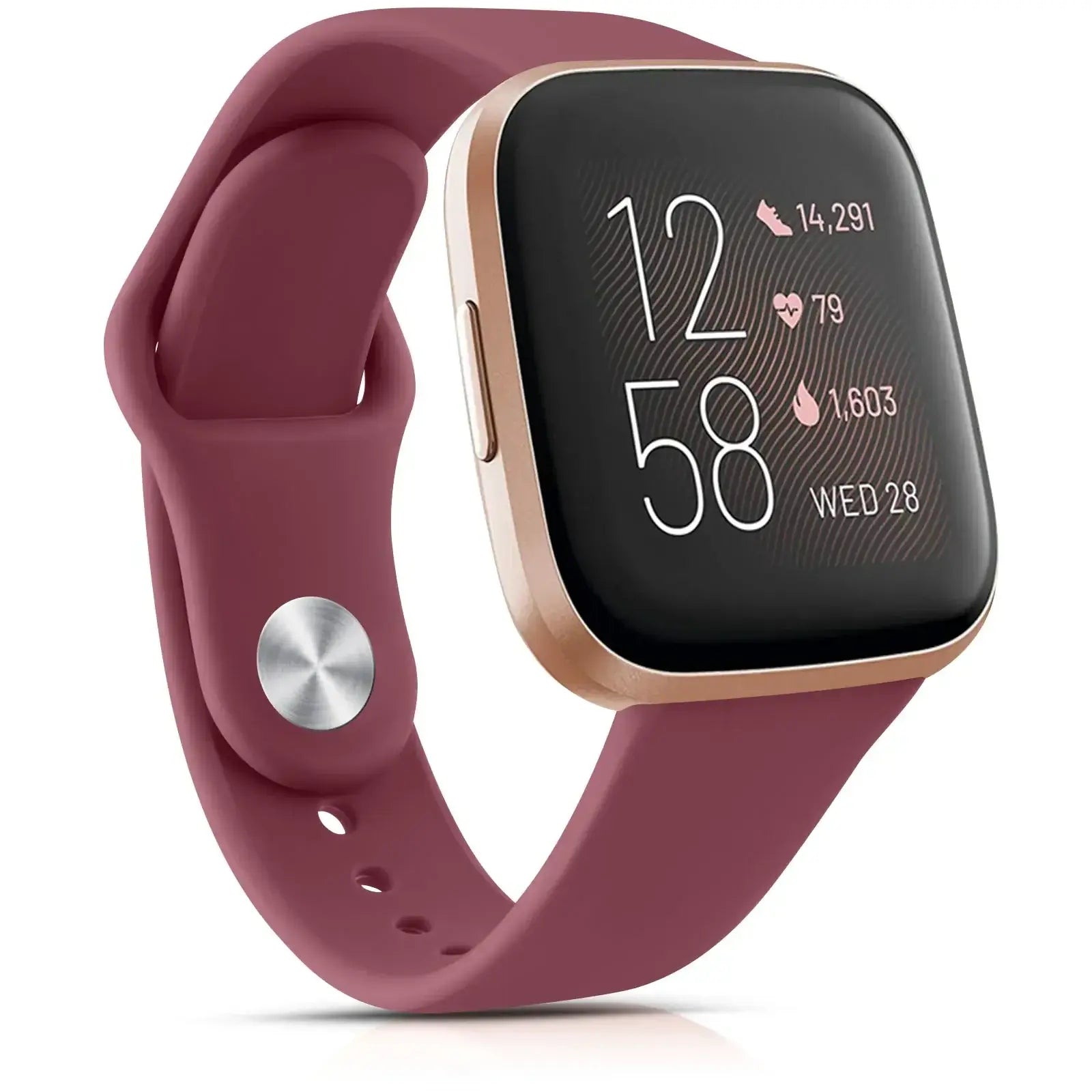 Fitbit Versa & Sense Silicone Strap - Soft Waterproof Design BandsCo Straps