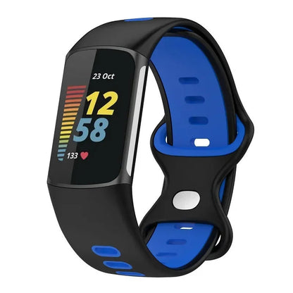 Fitbit Charge 5 6 Soft Silicone Strap - Sports Band BandsCo Straps