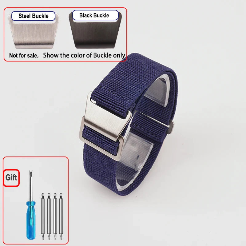 COROS Elastic Nylon Watch Band Universal Fit Parachute Style BandsCo Straps