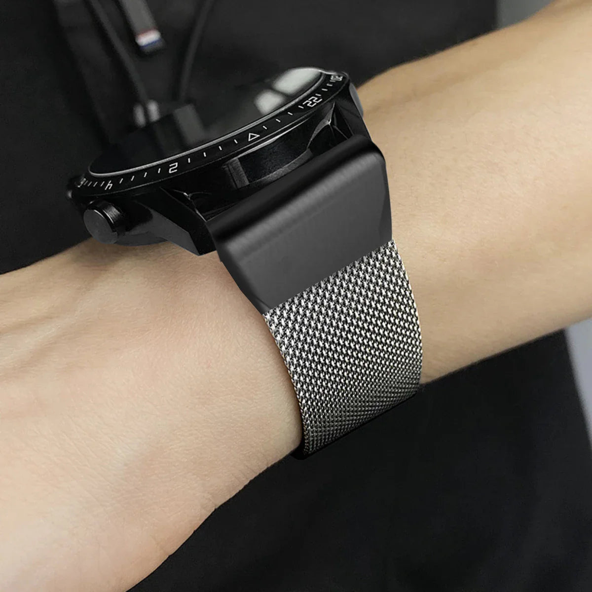 Garmin Stainless Steel Band - Durable Metal Strap Bracelet BandsCo Straps
