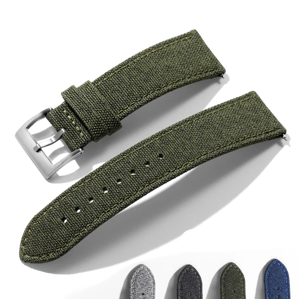 Amazfit Sailcloth Nylon Watch Band Waterproof Quick Release Strap BandsCo Straps