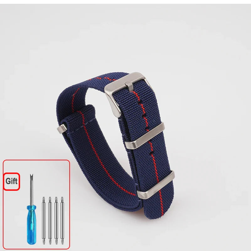 COROS Elastic Nylon Watch Band - Washable Waterproof Strap For Outdoors BandsCo Straps