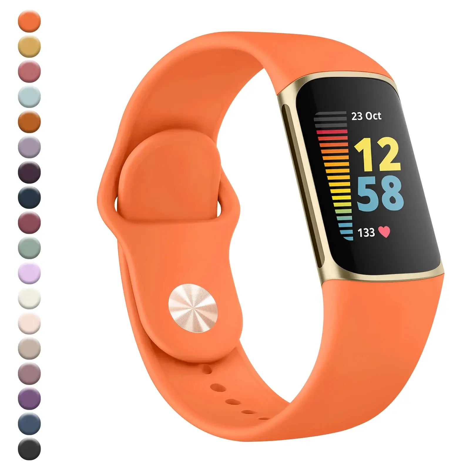Fitbit Charge 5 6 Silicone Band - Soft Comfortable Design BandsCo Straps