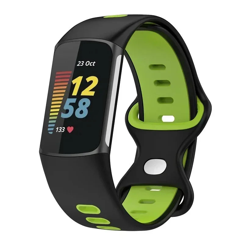 Fitbit Charge 5 6 Soft Silicone Strap - Sports Band BandsCo Straps