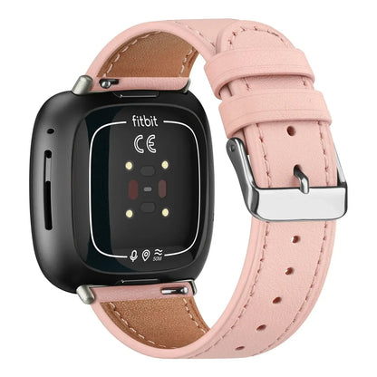 Fitbit Versa & Sense Leather Band - Premium Classic Design BandsCo Straps