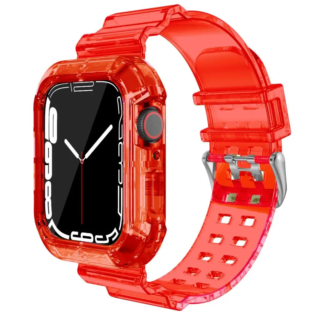 Apple Watch Soft Silicone Strap - Transparent Comfortable Fit BandsCo Straps