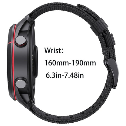 COROS Nylon Braided Watch Band - Unisex Magnetic Strap, Durable BandsCo Straps