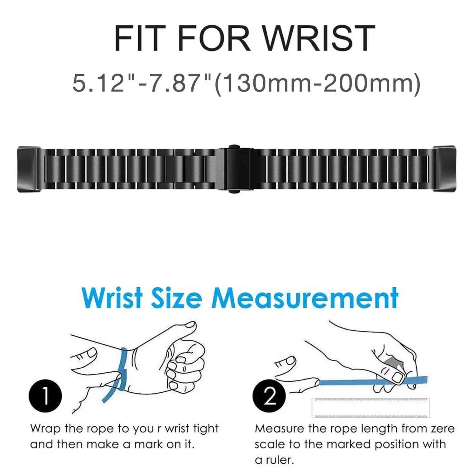 Fitbit Charge 5 6 Stainless Steel Band - Sleek Durable Design BandsCo Straps