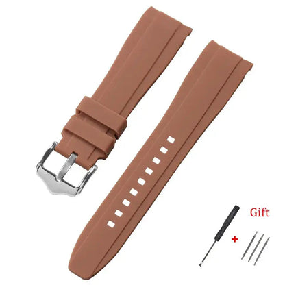 Amazfit Silicone Watch Band Curved End Waterproof Comfort Fit BandsCo Straps