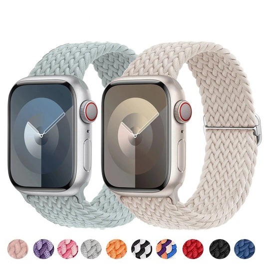 Apple Watch Braided Strap - Soft Elastic Nylon Band BandsCo Straps