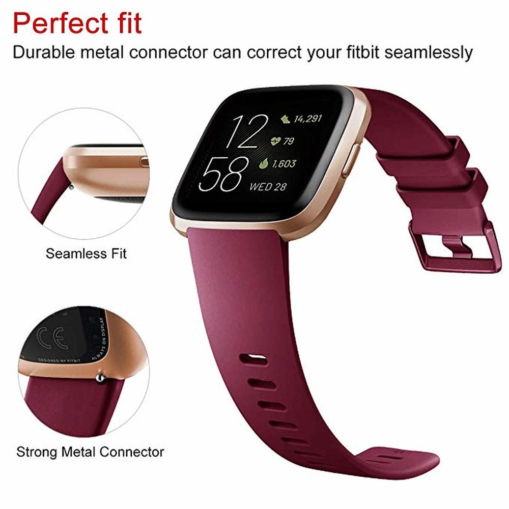 Silicone Strap with Buckle for Fitbit Versa2/Versa/Lite - Wristwatchstraps.co