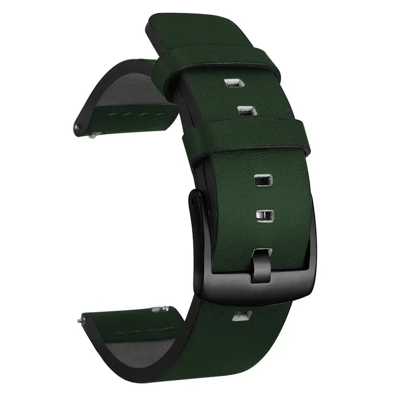 OnePlus Smartwatch Bands Leather Strap for Men Women Quick Release BandsCo Straps