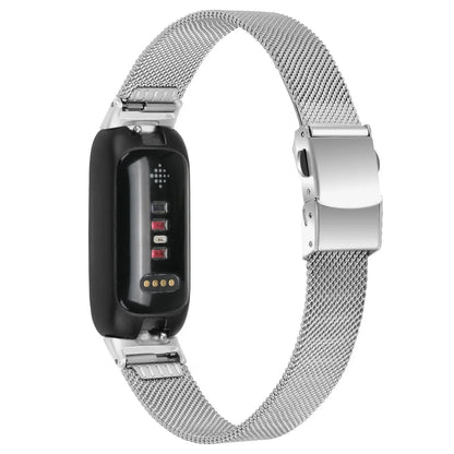 Fitbit Inspire 3 Thin Stainless Steel Band – Sleek Minimalist Metal Strap BandsCo Straps