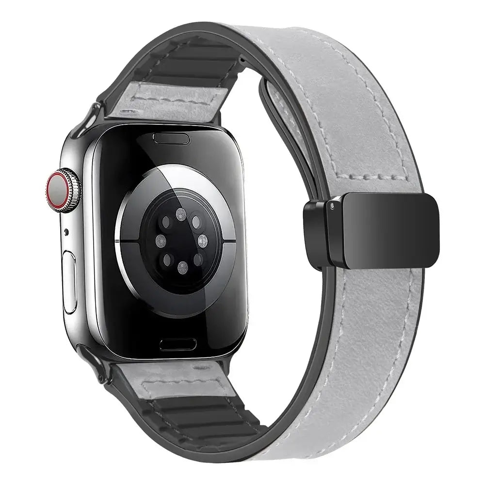 Apple Watch Genuine Leather Band - Stylish Magnetic Strap BandsCo Straps