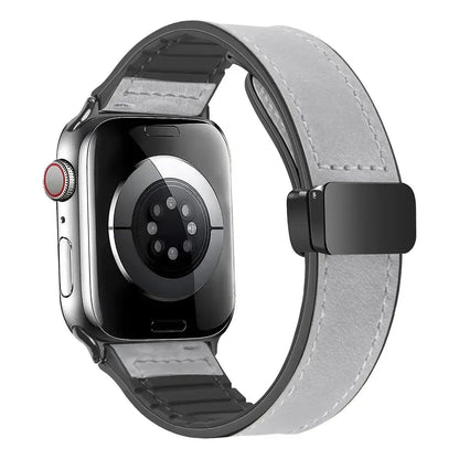 Apple Watch Genuine Leather Band - Stylish Magnetic Strap BandsCo Straps