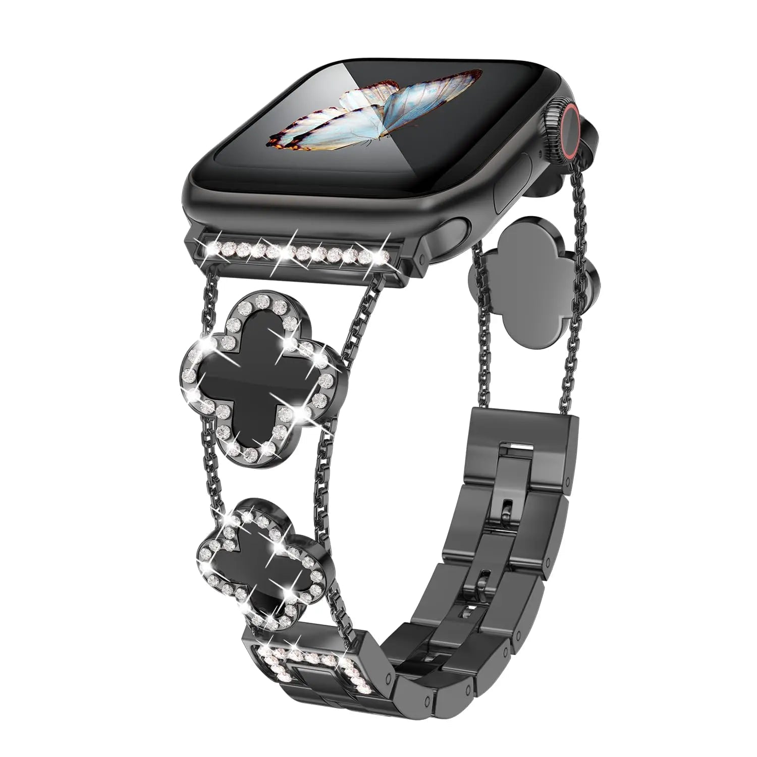 Apple Watch Diamond Metal Band - Elegant Stainless Steel Strap BandsCo Straps