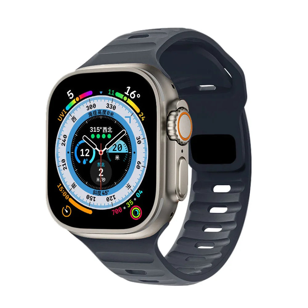 Apple Watch Silicone Strap - Waterproof, Sporty, Flexible BandsCo Straps