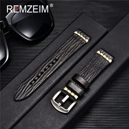 Suunto Leather Band - Premium Textured Design for Style BandsCo Straps