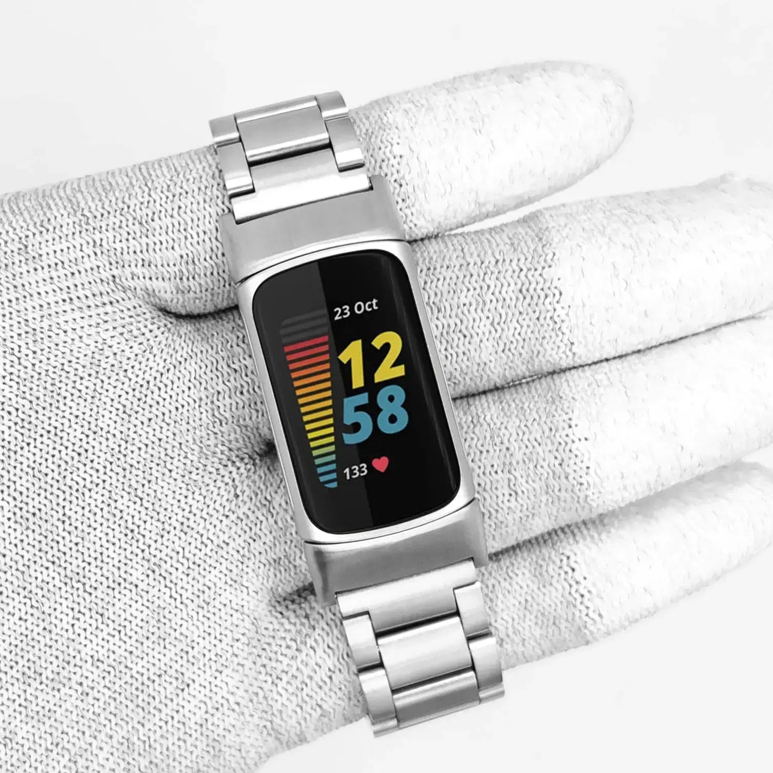 Fitbit Charge 5 6 Stainless Steel Band - Sleek Durable Design BandsCo Straps