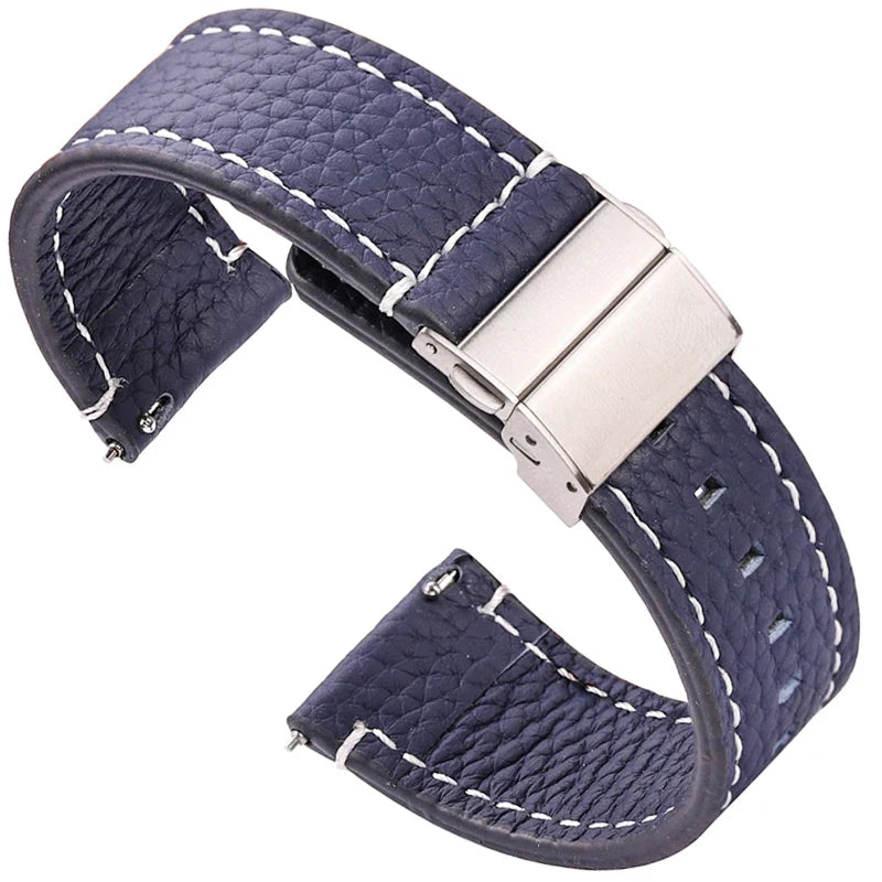 OnePlus Leather Watch Band, Pin Buckle Strap for Men Women, 20cm Wristband BandsCo Straps