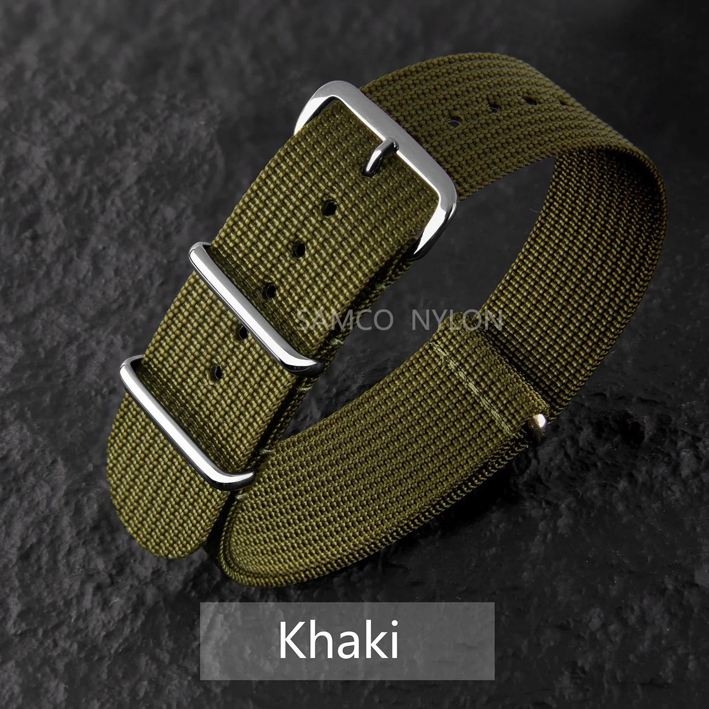 COROS Nylon Ribbed Watch Band For Smartwatch - Military Washable Strap BandsCo Straps