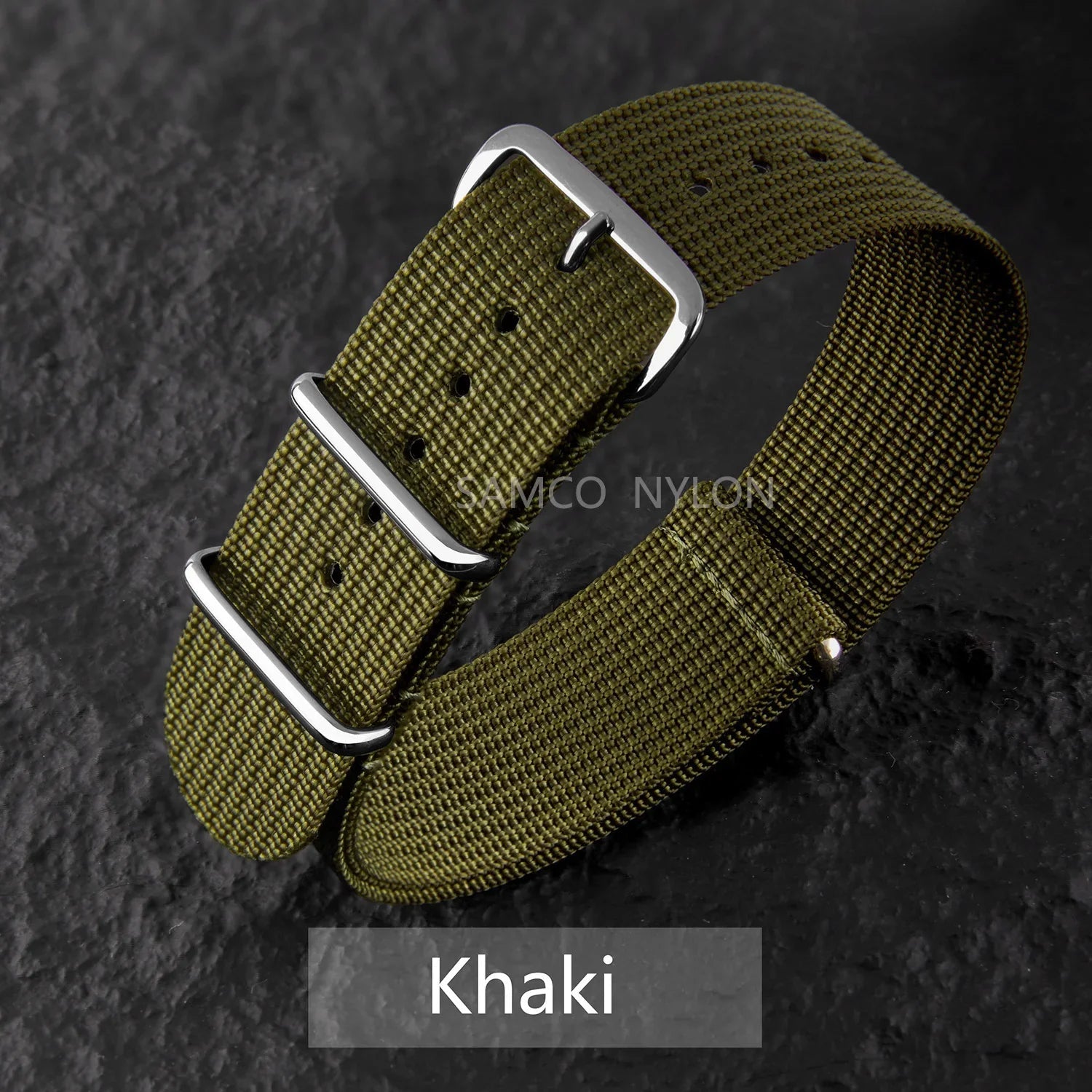 COROS Nylon Ribbed Watch Band For Smartwatch - Military Washable Strap BandsCo Straps