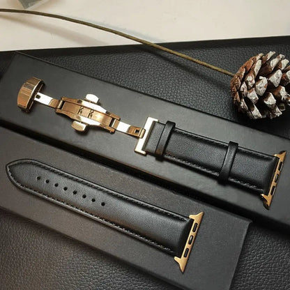 Apple Watch Genuine Leather Band - Classic Durable Strap BandsCo Straps