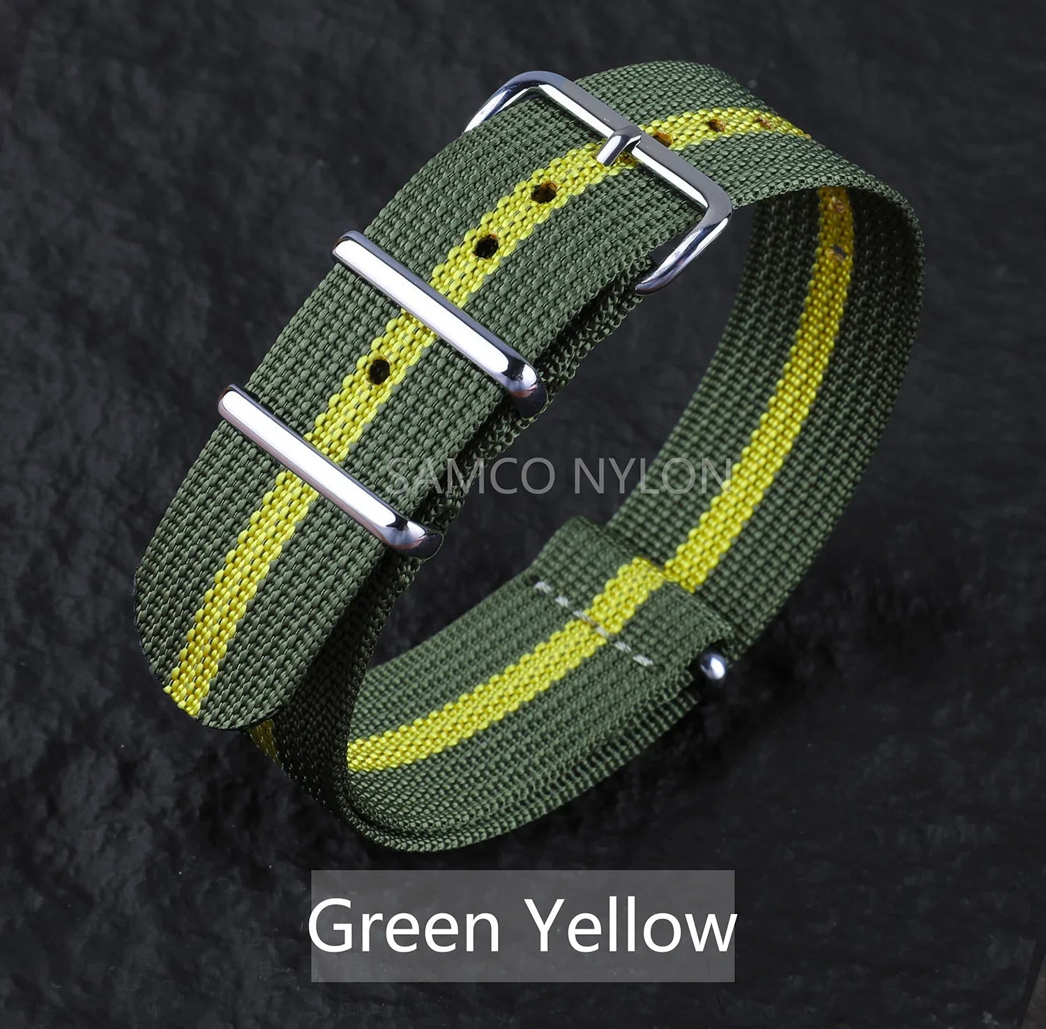COROS Nylon Ribbed Watch Band For Smartwatch - Military Washable Strap BandsCo Straps