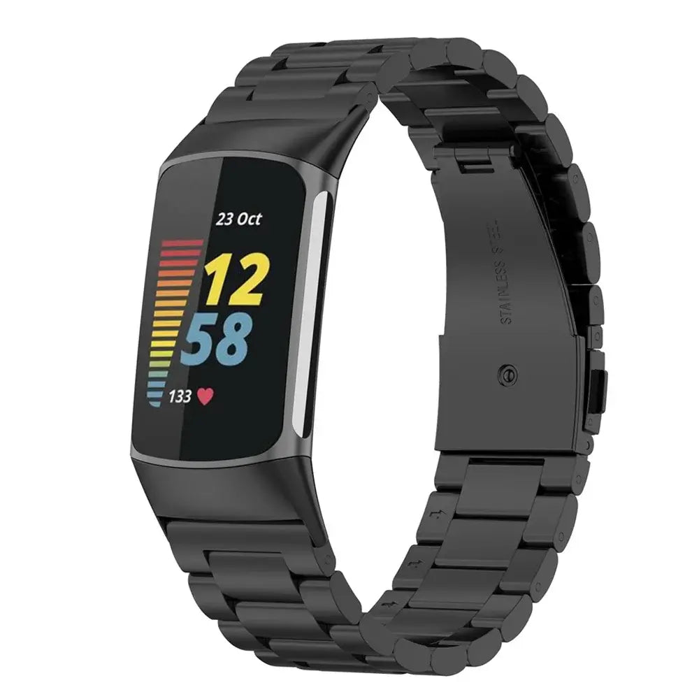 Fitbit Charge 5 6 Stainless Steel Band - Sleek Durable Design BandsCo Straps