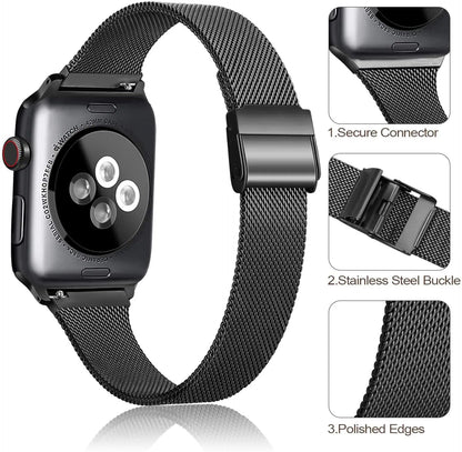 Apple Watch Milanese Band - Premium Metal Loop Strap BandsCo Straps