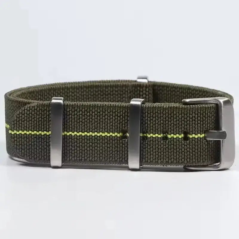 Amazfit Bands Nylon Military Parachute Style Watch Strap Blue Red BandsCo Straps